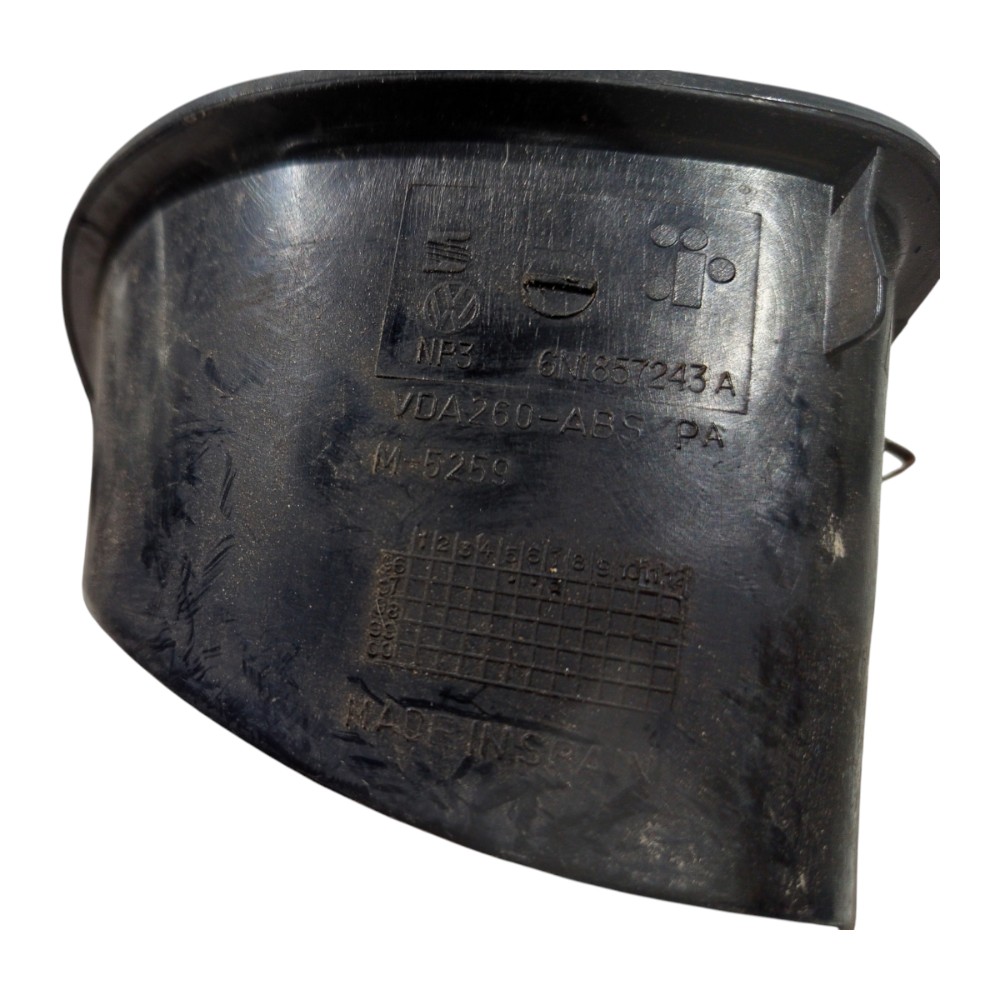 Moldura Painel Instrumento Volkswagen Polo Classic 95 A 2000 Preto 5