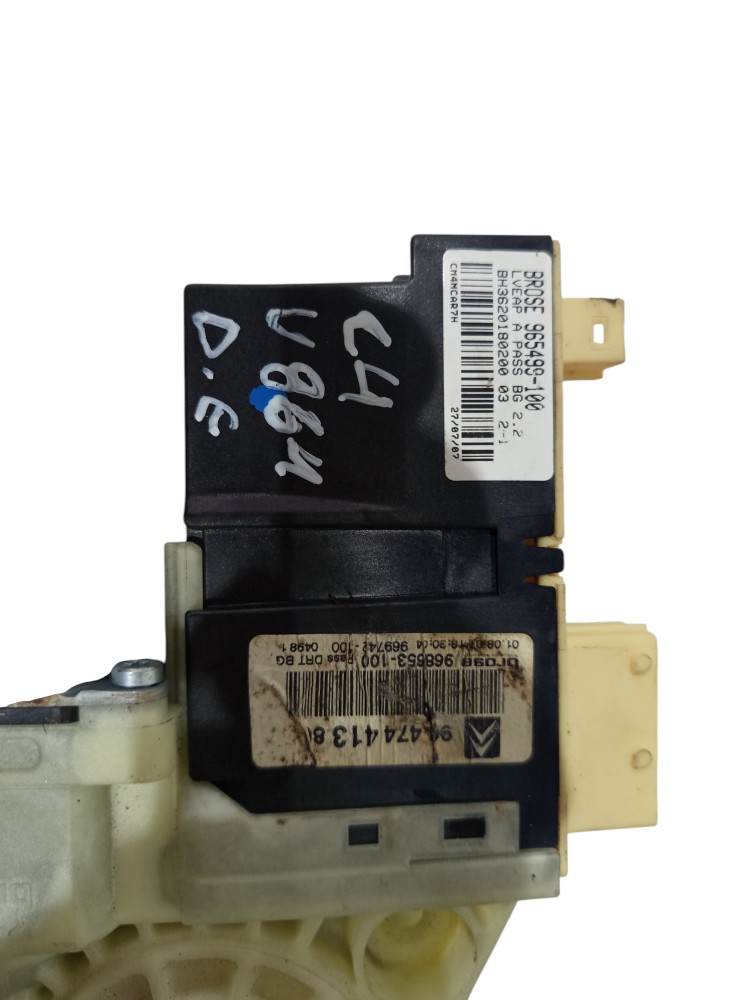 Motor Maquina Vidro Dianteiro Esquerdo C4 Pallas 2007 A 2013 3