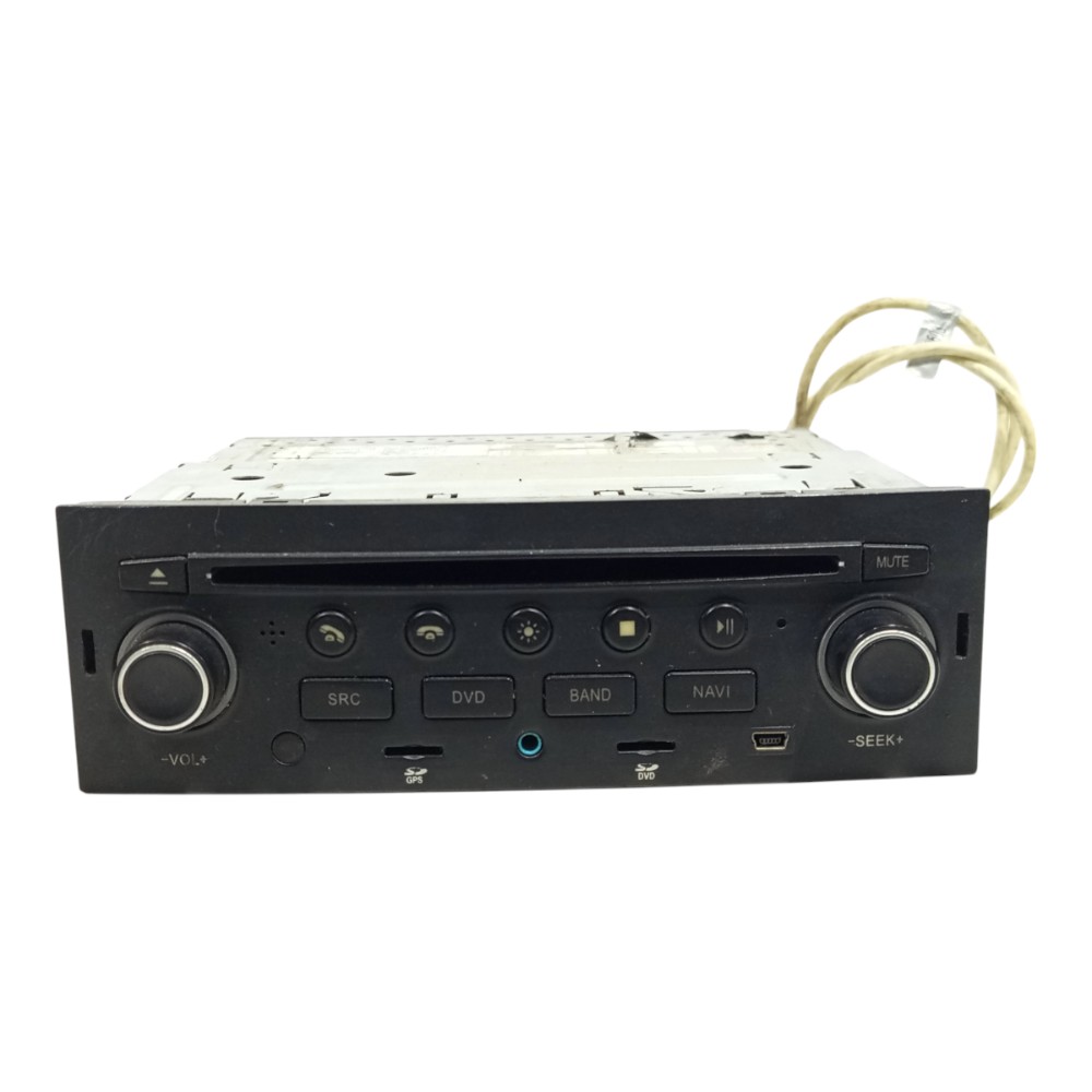 Radio Som Multimídia Citroen C4 Pallas 2007 2008 2009 A 2013 1
