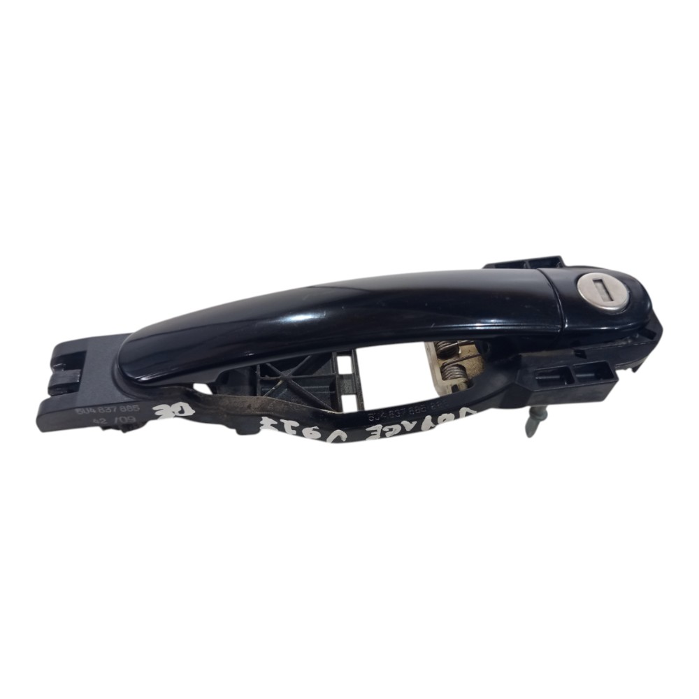 Maçaneta Externa Dianteira Esquerda Vw Voyage G5 2008 A 2012 Preto Dianteira 6