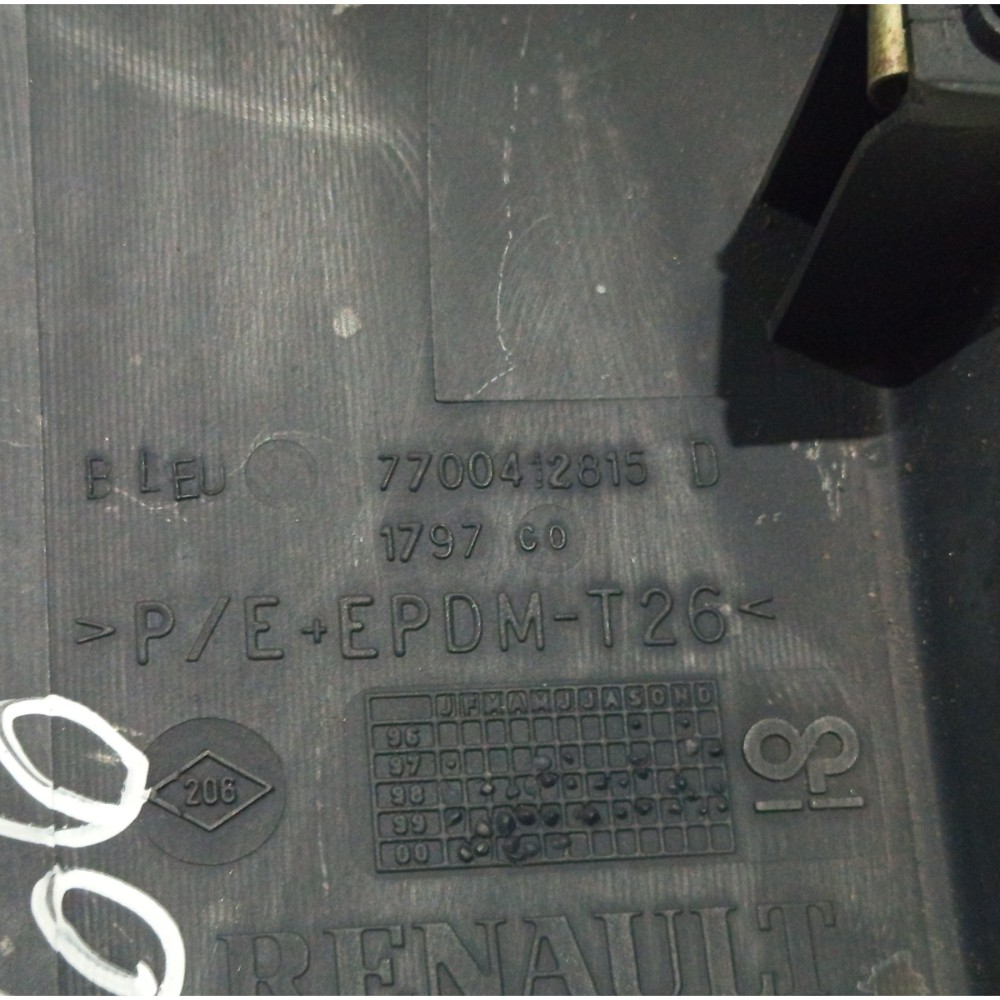 Moldura Superior Coluna Direção Acabamento Clio 2000 A 2006 5