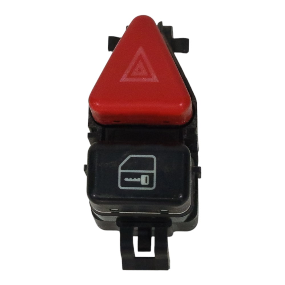 Comando Chave Pisca Alerta Trava Porta Mercedes A160 99 A 06 Preto 1