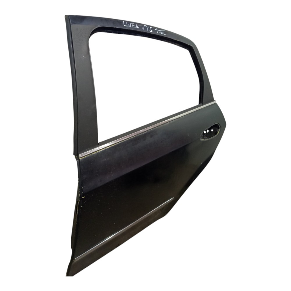 Porta Traseira Le C/detalhes Fiat Linea 2009 2010 A 2014 Traseira Esquerdo Preto 3