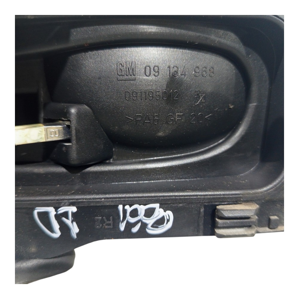 Maçaneta Interna Traseira Direita Gm Vectra 1997 1998 A 2005 Preto E Cromado 8