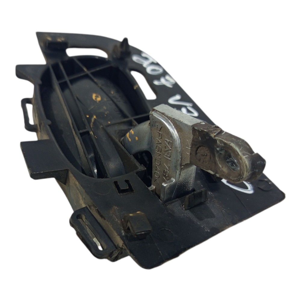 Maçaneta Puxador Interno Lado Direito Peugeot 207 Hbxs 2009  Preto Detalhe Prata Dianteira 7