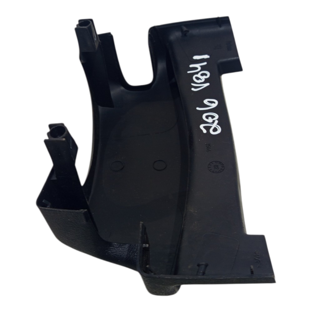 Capa Superior Moldura Chave Seta Peugeot 206 2000 01 A 2010 Preto 4