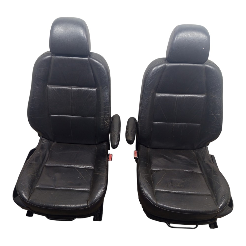 Jogo Banco Couro Peugeot 307 2001 2002 2003 2004 2005 A 2012 Preto 3