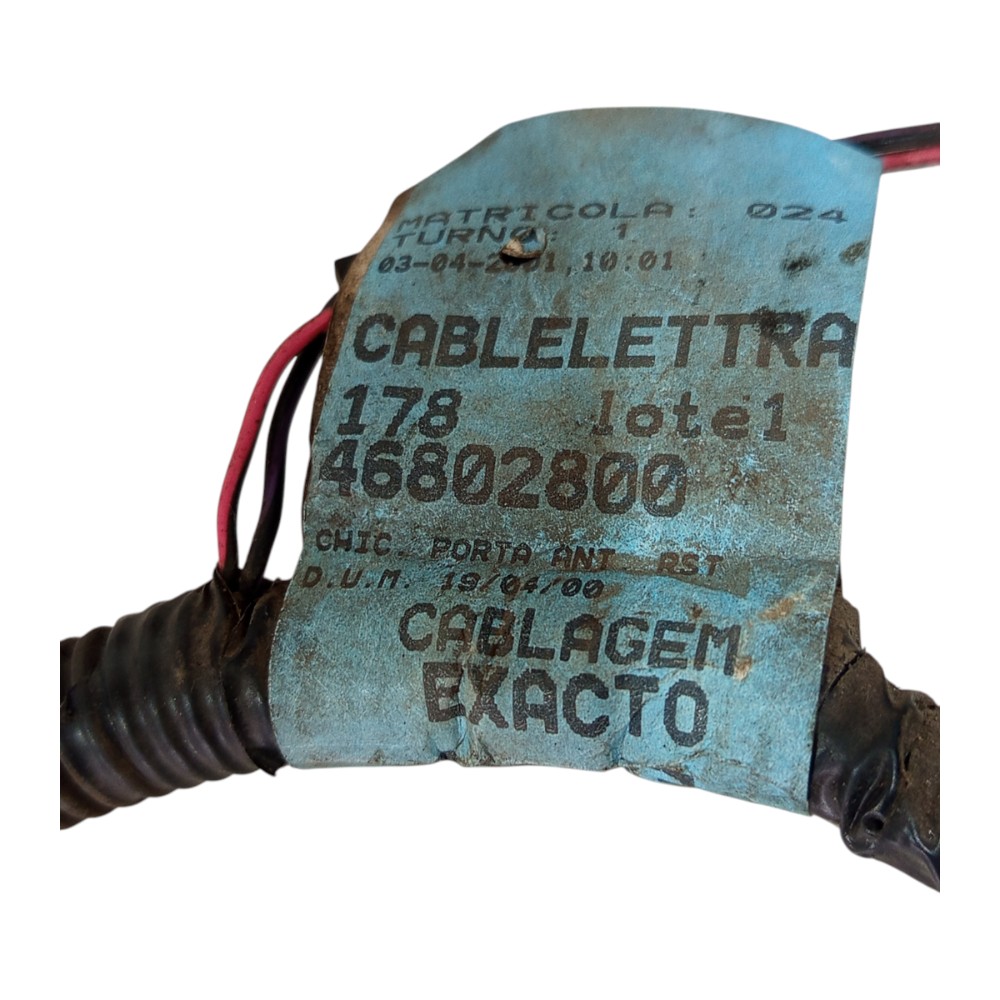 Chicote Porta Dianteira Direita Fiat Siena 1999 A 2007 7