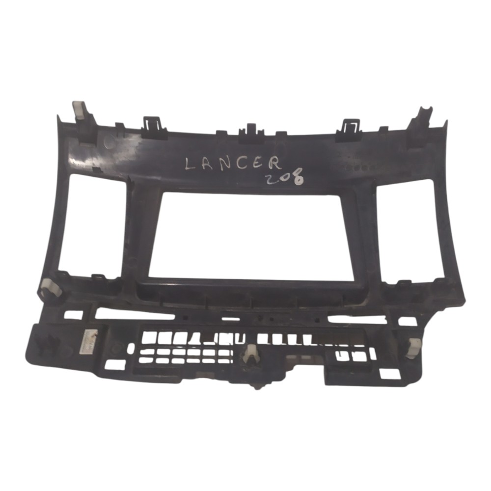 Moldura Central Multimídia Mitsubishi Lancer Gt 2012 A 2014 Preto 6