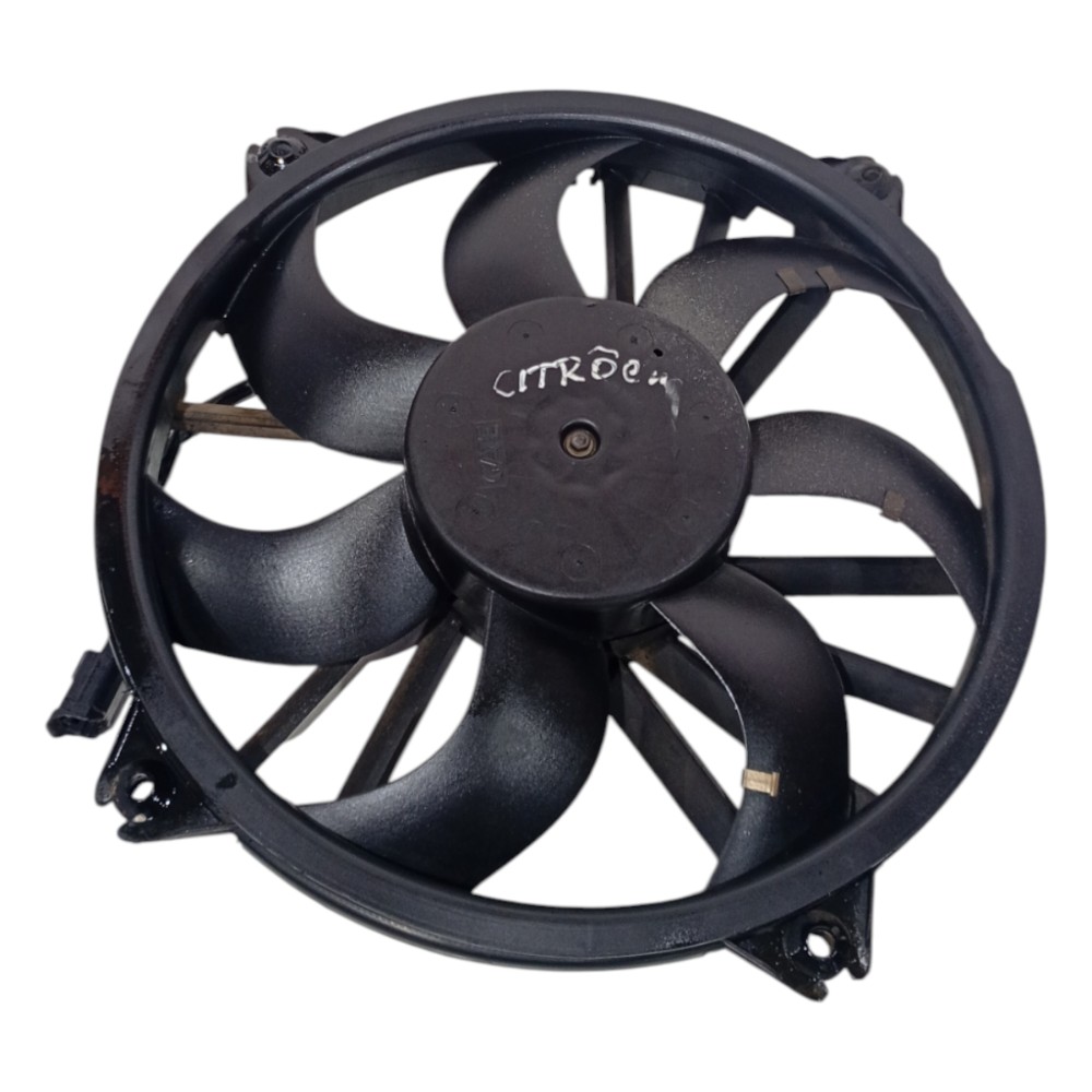 Ventoinha motor radiador c4 pallas 16v 2007 a 2014 c/detalhe 1