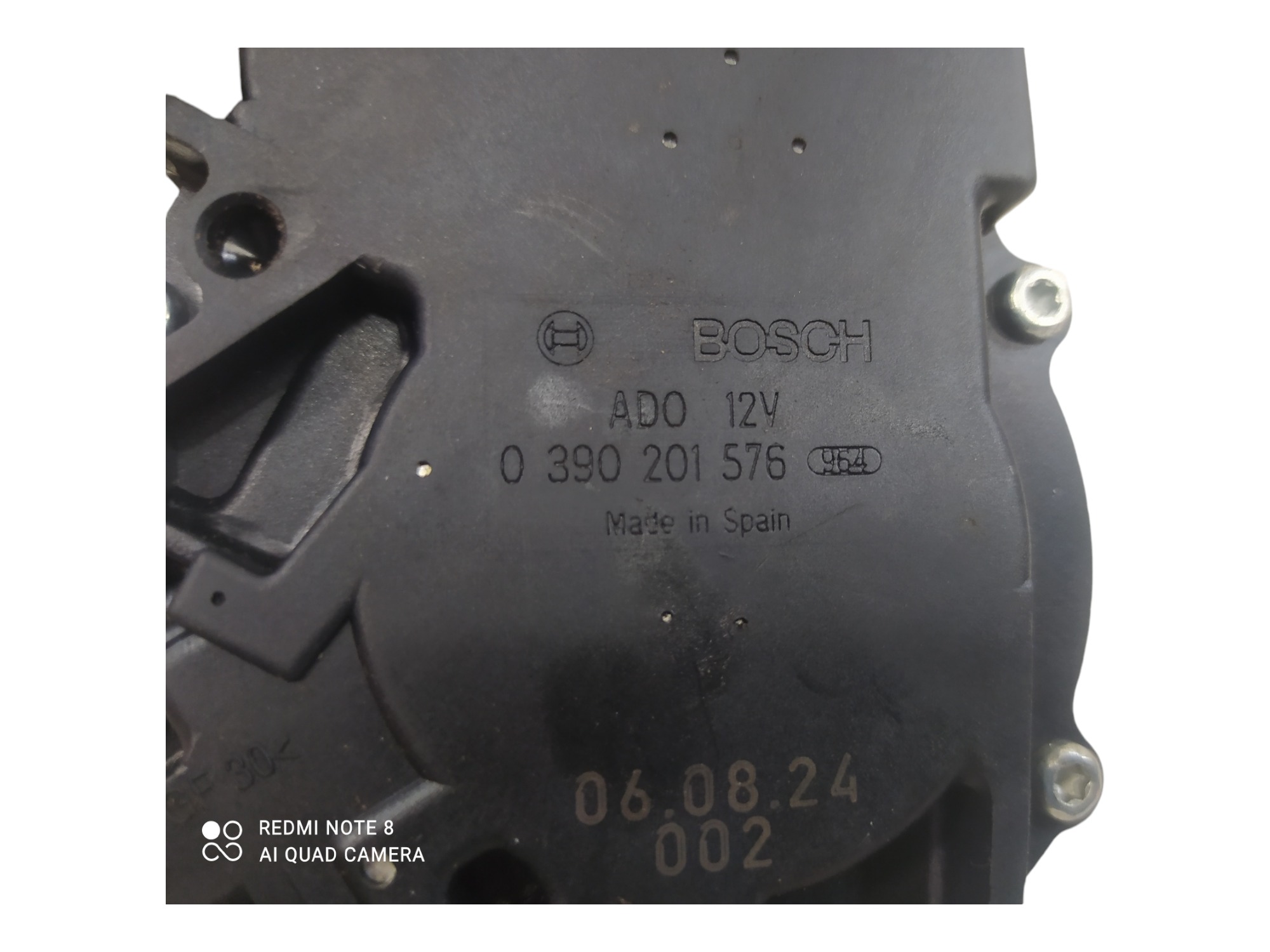 Motor Limpador Vidro Traseiro Peugeot 206 1999 2000 A 2010 7
