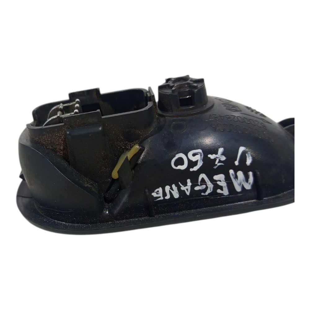 Maçaneta Interna Esquerda Renault Megane 2006 2007 08 A 2012 Preto E Cromado Dianteira/traseira 6