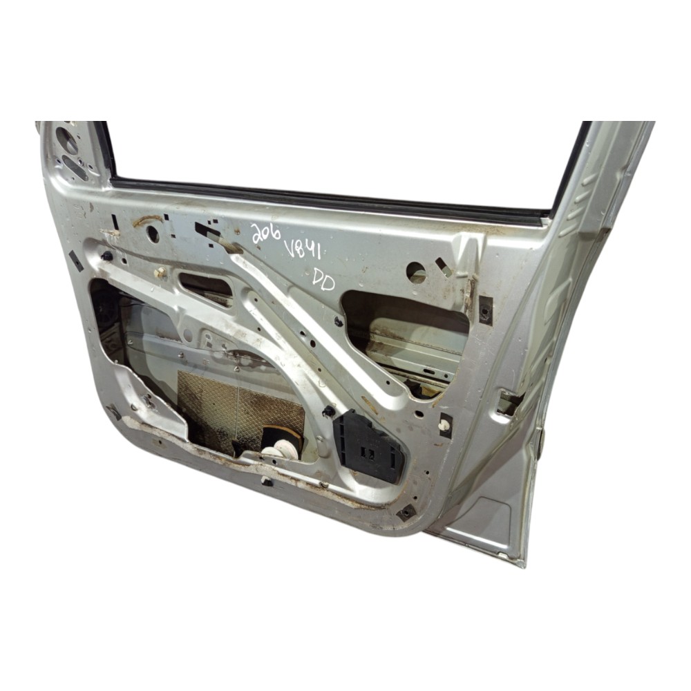Porta Dianteira Direita Peugeot 206 2001 2002 A 2010 Prata Dianteira Direita Prateado 5
