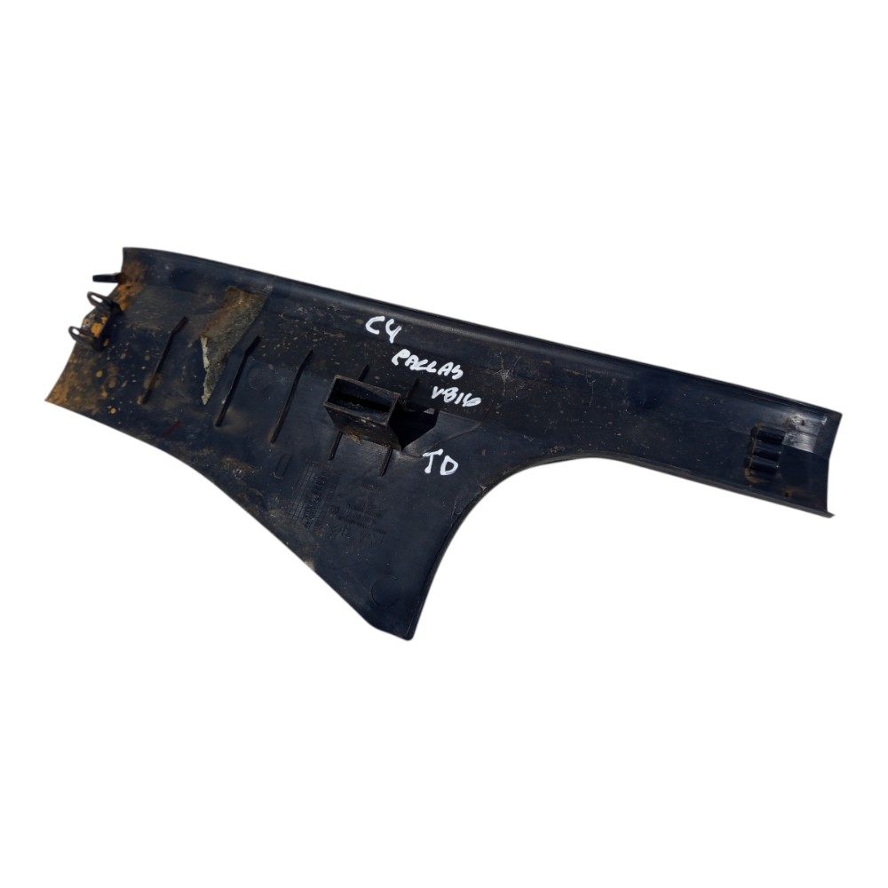 Soleira Acabamento Porta Direi Citroen C4 Pallas 2007 A 2013 Preto 4