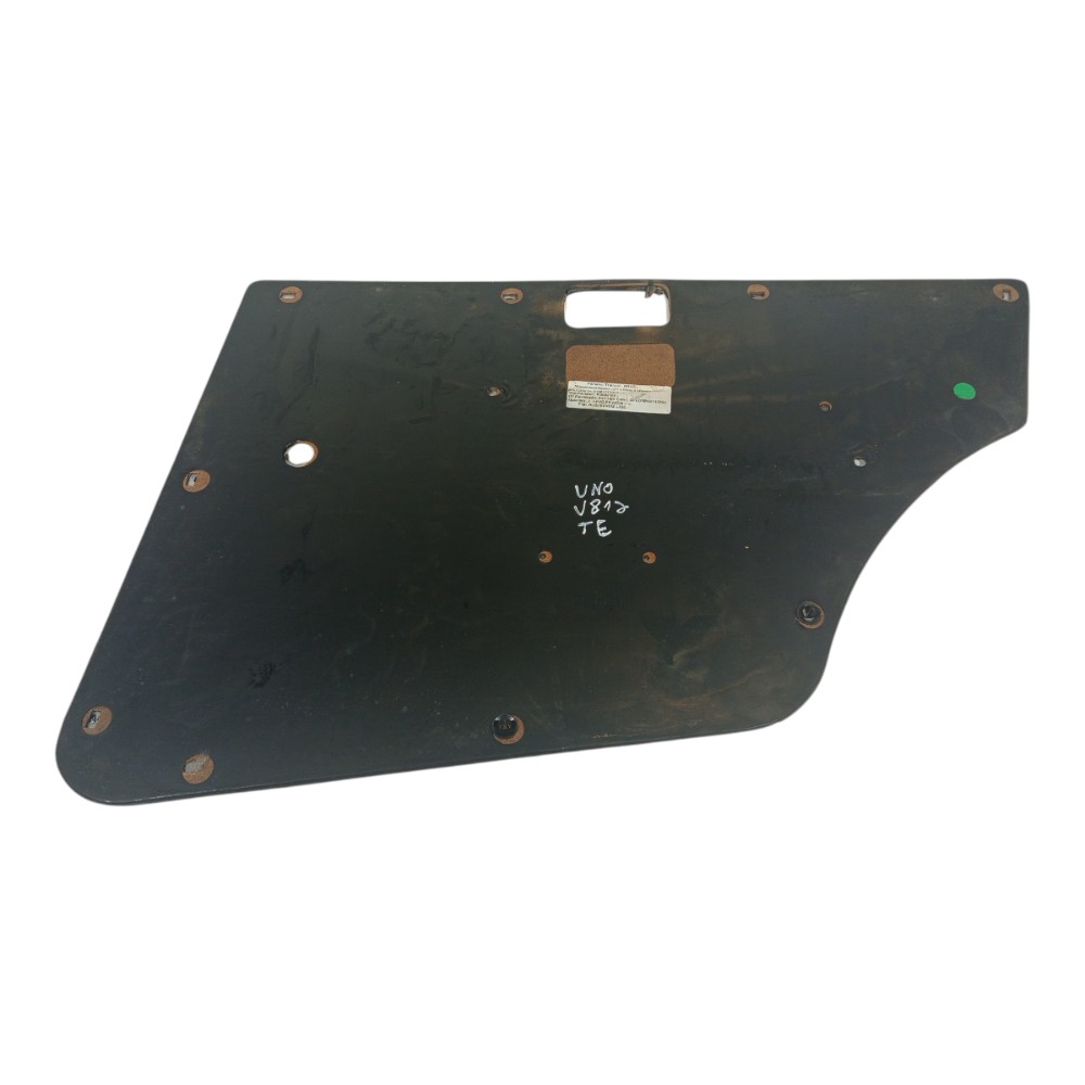 Forro De Porta Traseira Esquerda Fiat Uno Mille Way Ano 2010 Preta 4