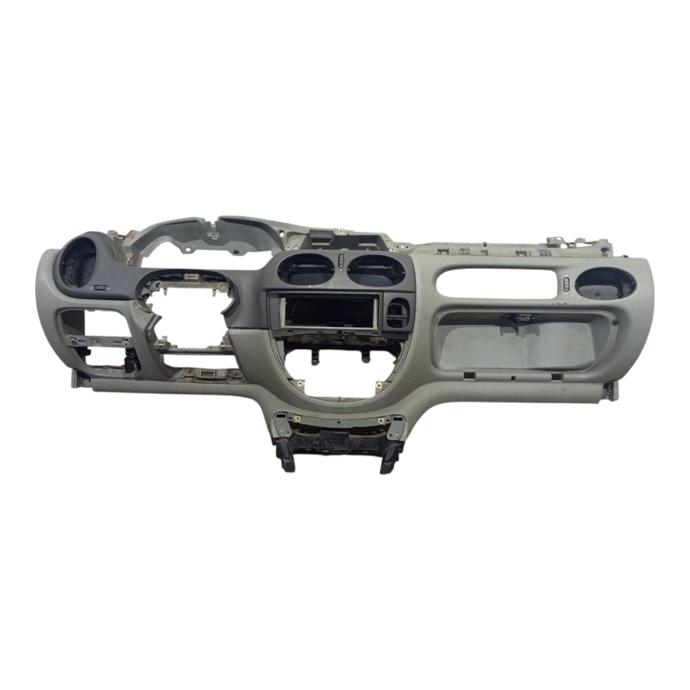 Painel Console Central Tabelier Renault Scenic 2001 A 2010 Cinza 1