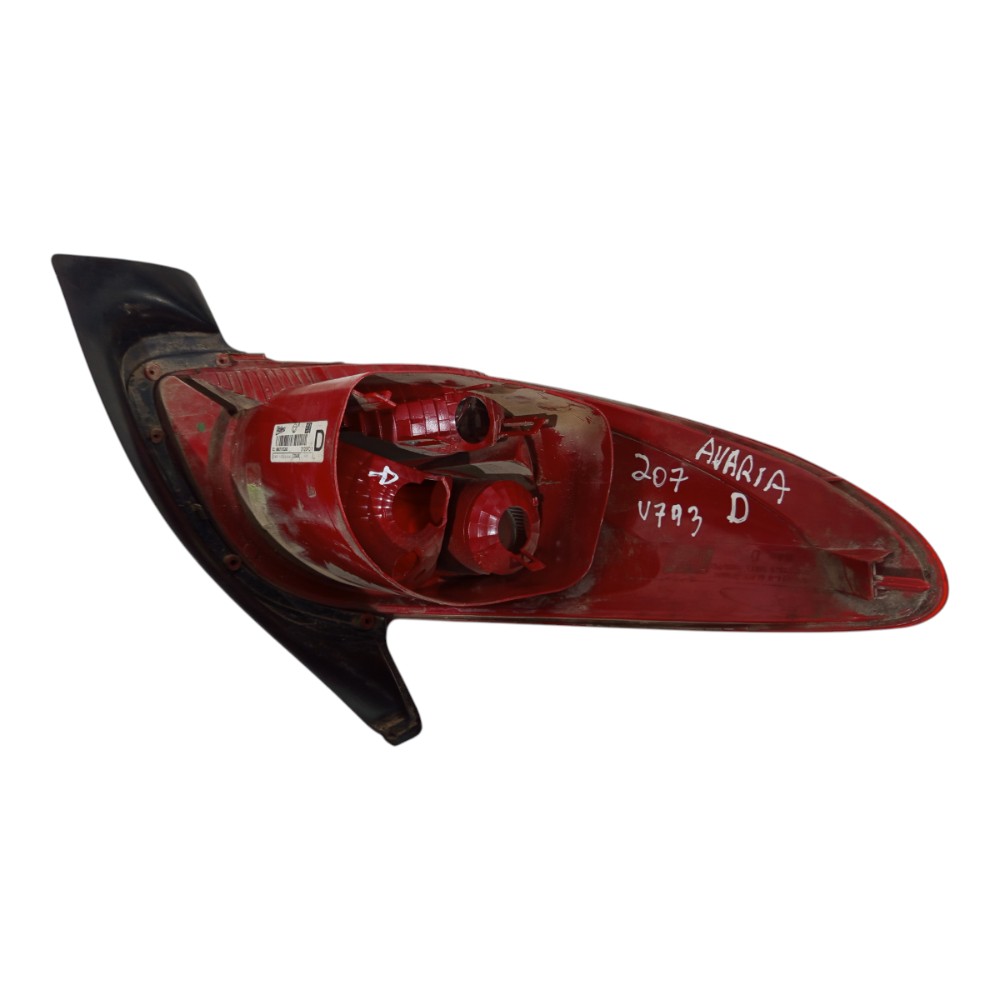 Sinaleira Traseira Peugeot 207 2006 2007 2008 A 2012 Avaria 3