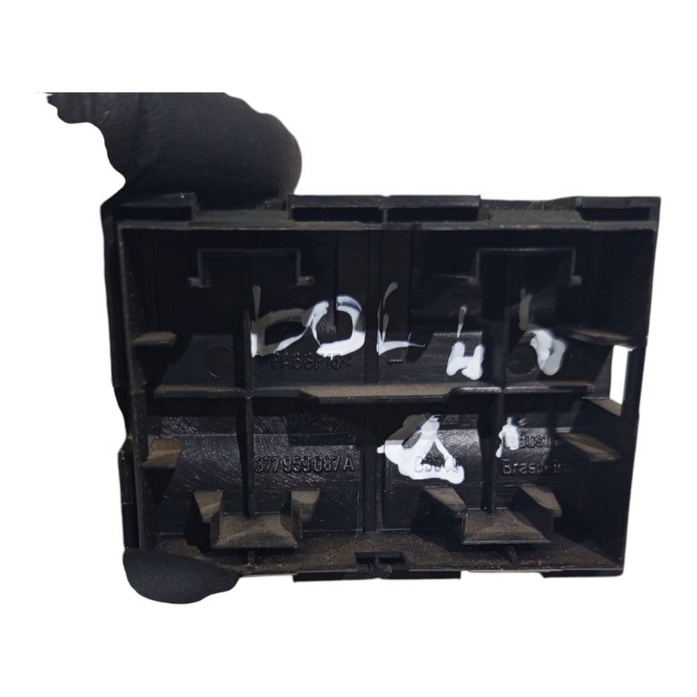 Fake Botão Duplo Volkswagen Gol 2000 2001 2002 2003 A 2005 Preto 7