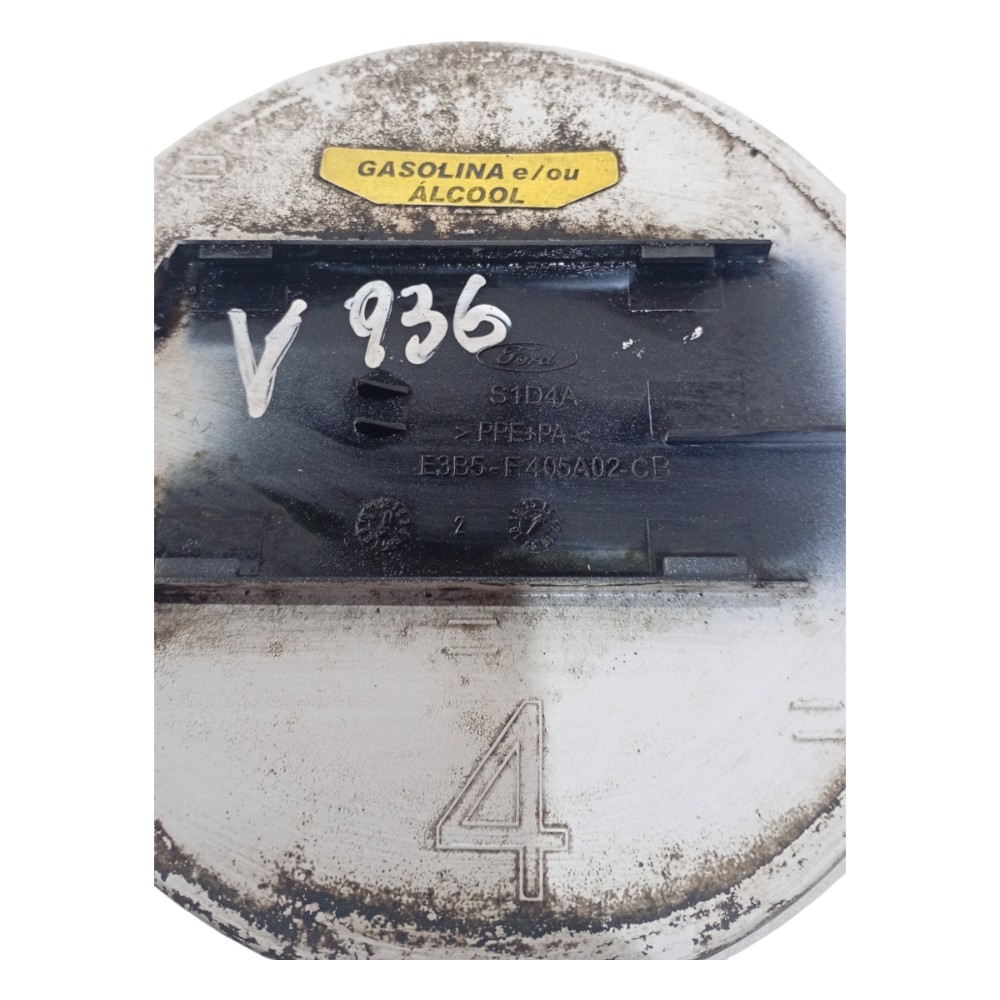 Tampa Portinhola Tanque Combustível Ford Ka 2014 A 2021 Branco 4