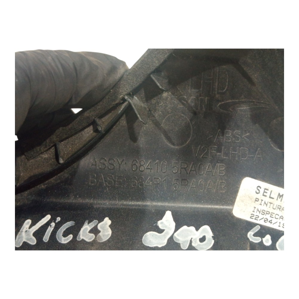 Acabamento Moldura Painel Esquerdo Nissan Kicks 2017 A 2024 Preto 9