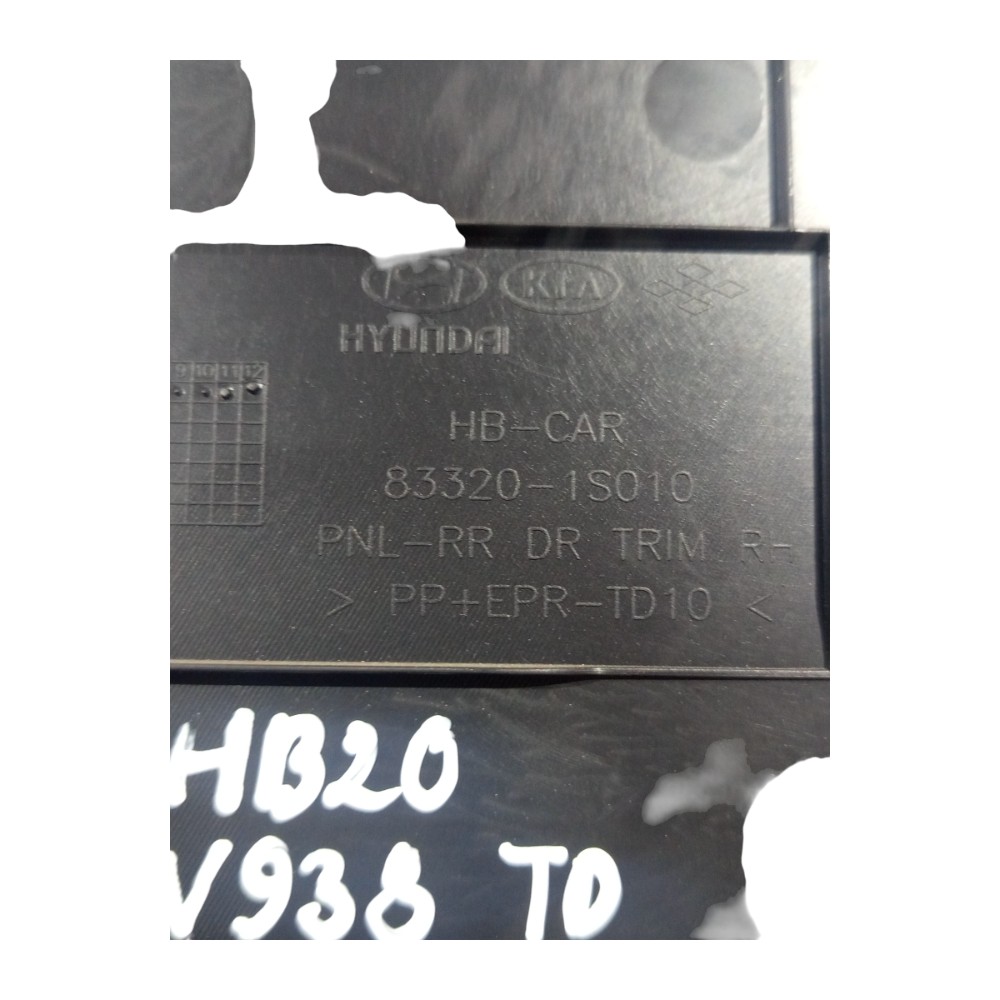 Forro Porta Traseira Direita Hyundai Hb20 2013 4