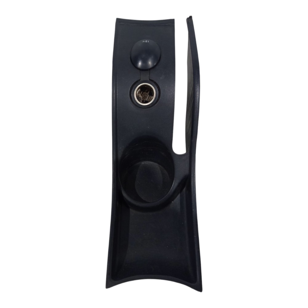Moldura Freio Mão Porta Copo Tomada Citroen C4 2007 A 2013 Preto 1