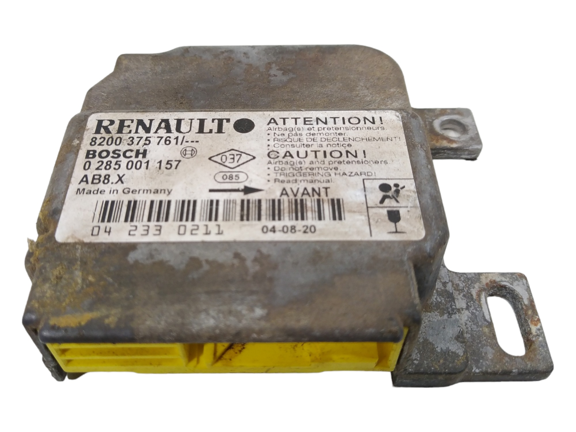 Modulo central airbag clio 423 kd1 6