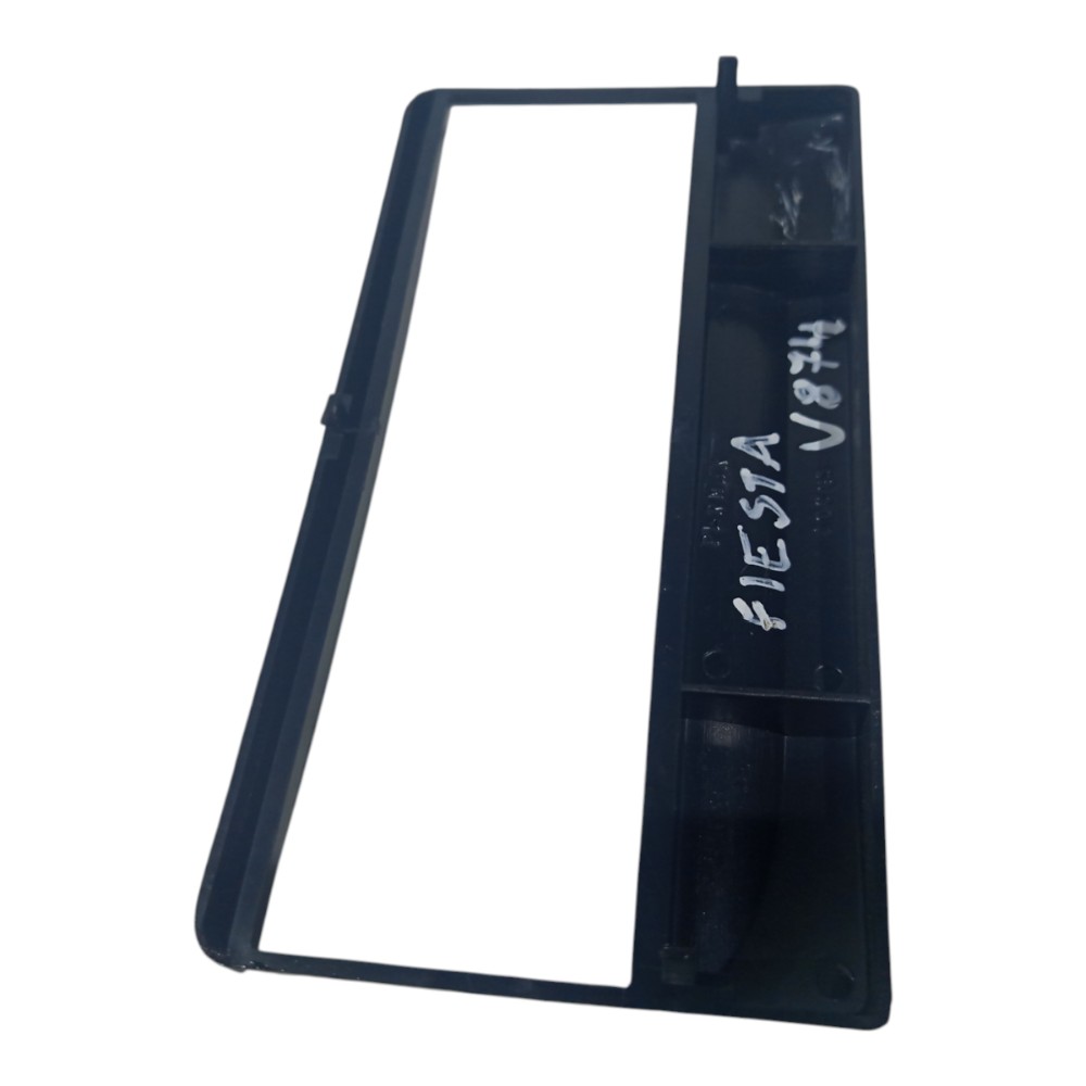 Moldura Painel Radio Som Preto Ford Fiesta 1996 1997 A 2002 Preto 3