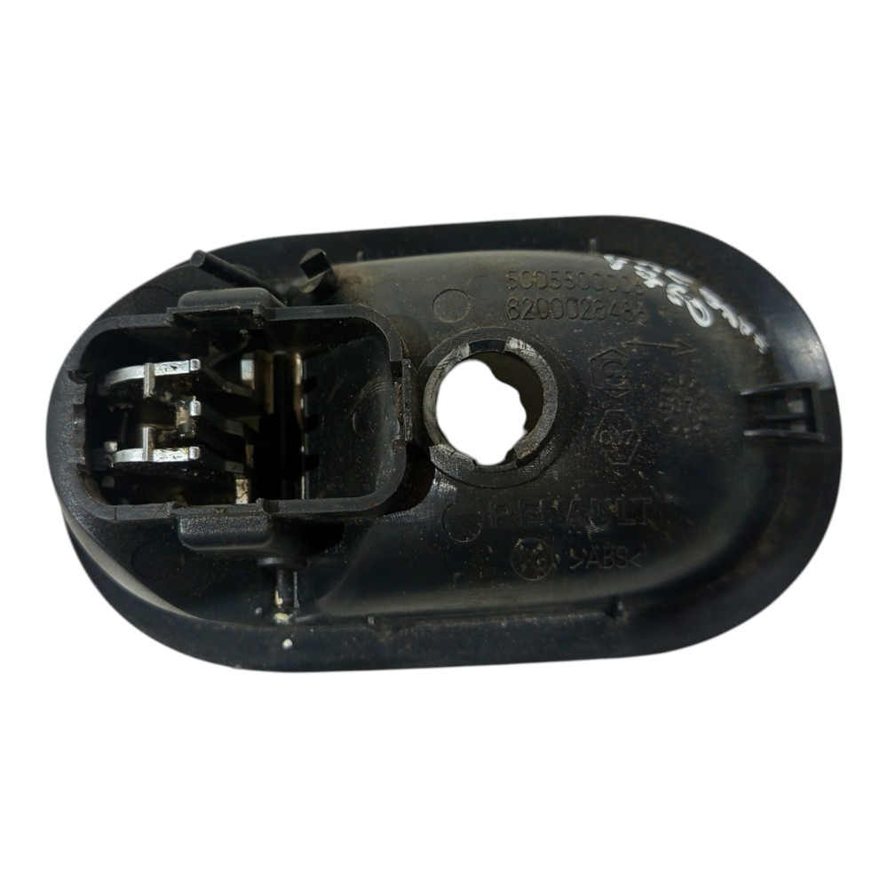 Maçaneta Interna Porta Direita Renault Megane 2007 08 A 2013 Preto E Cromado Dianteira/traseira 8