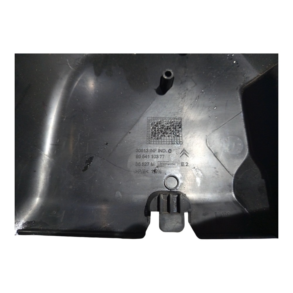 Moldura Inferior Chave Seta Direção Citroen C4 2000 A 2010 Preto 3