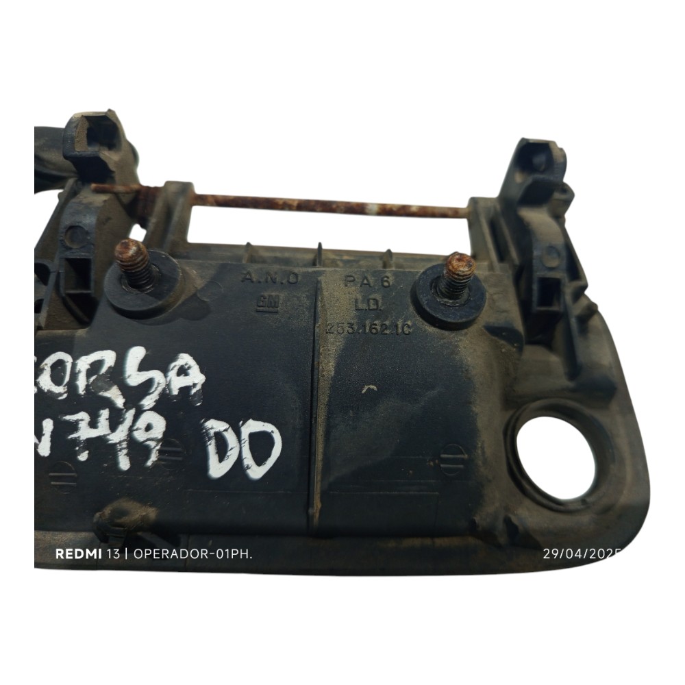 Maçaneta Externa Dianteira Direita Chevrolet Corsa Wind 94  Preto Dianteira 4