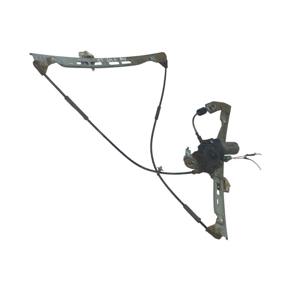 Maquina Vidro Lado Direito Peugeot 206 1.0 16v 2001 A 2008 2