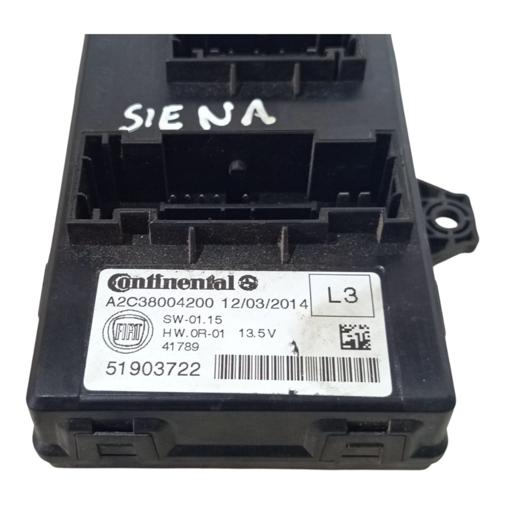 Módulo Conforto Bcm Fiat Siena 2012 2013 2014 2015 A 2021 Preto 1