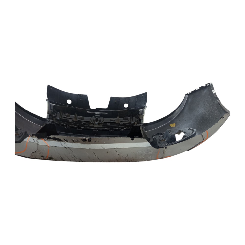 Para-choque Diant Renault Sandero 2012 A 2014 Com Avaria Branco 2