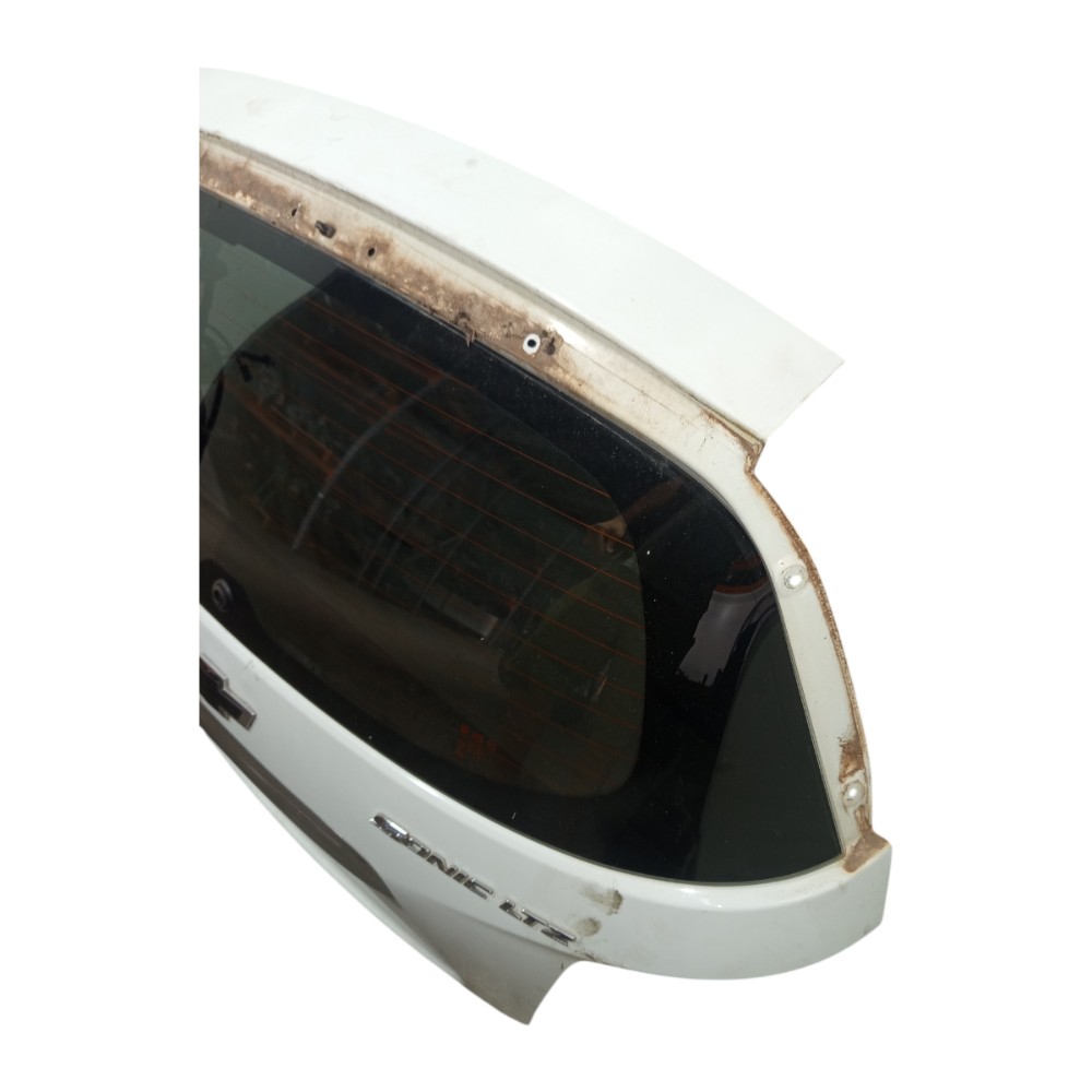 Tampa Traseira Gm Sonic Ltz Hatch 2012 A 2014 Branco 8