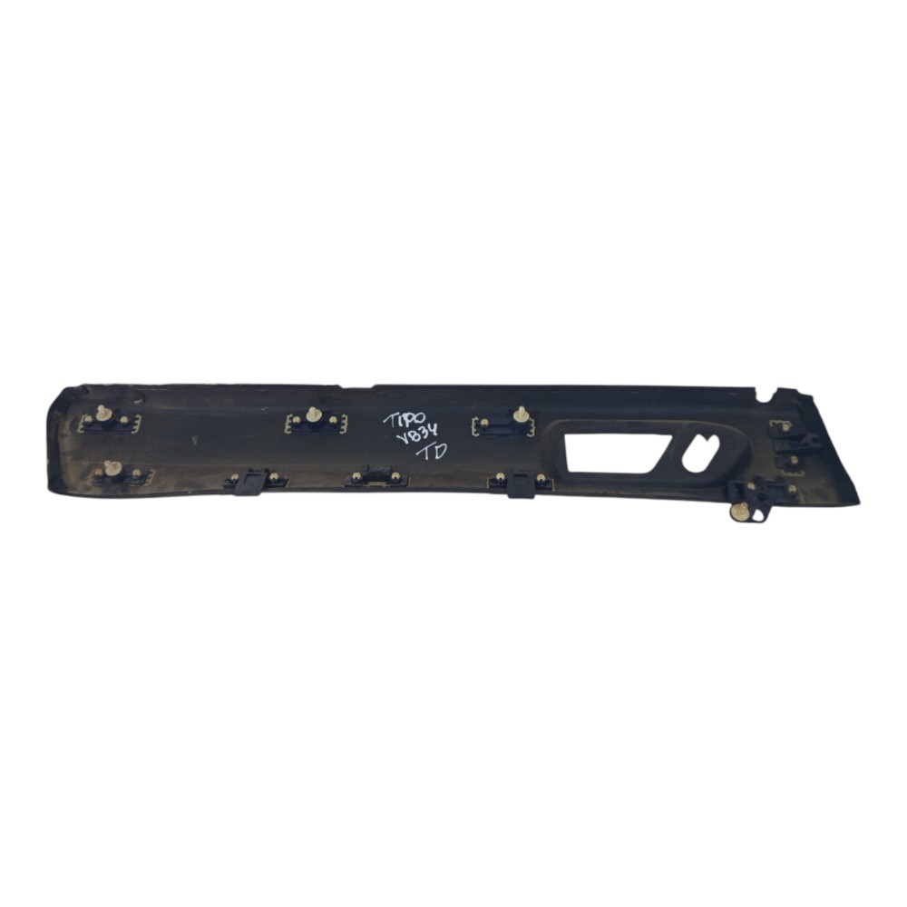 Acabamento Superior Porta Traseira Direita Fiat Tipo 93 A 97 Preto 2