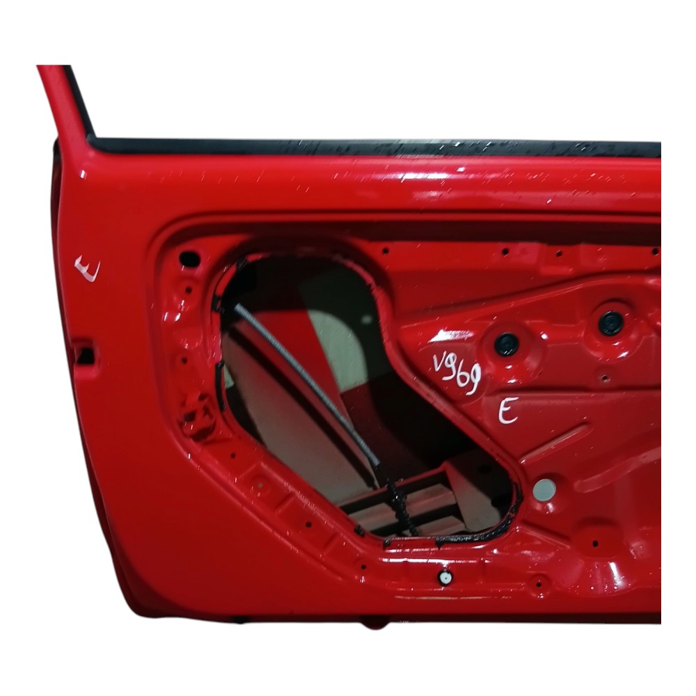 Porta Maçaneta Dianteira Esquerda Volkswagen Up 2014 A 2020 Vermelho Dianteira 4
