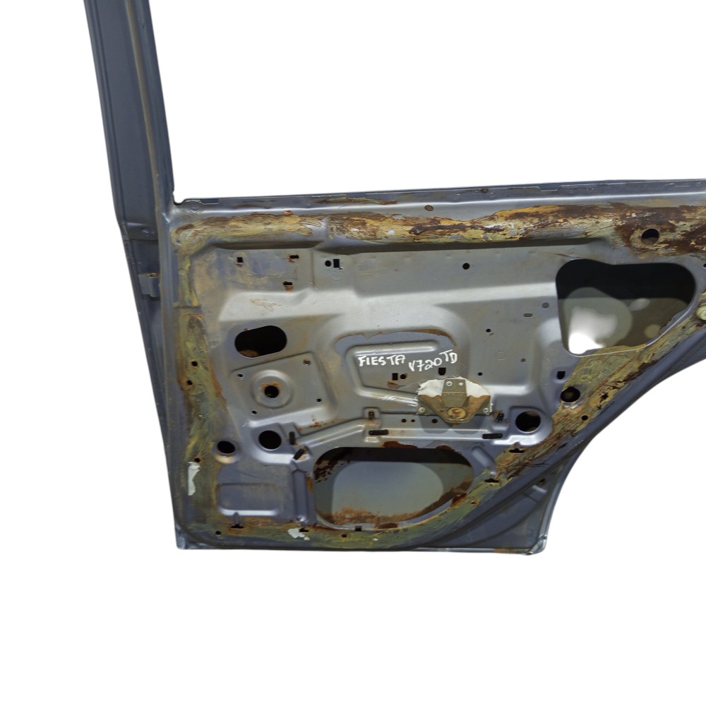 Porta Traseira Direita Ford Fiesta 1997 1998 1999 A 2004 Traseira Direito Azul 2