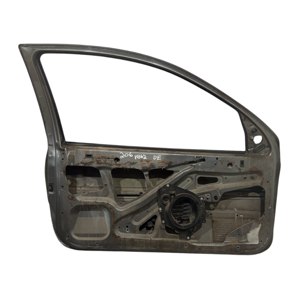 Porta Dianteira Esquerda Peugeot 206 2001 2002 2003 A 2012 Cinza 2