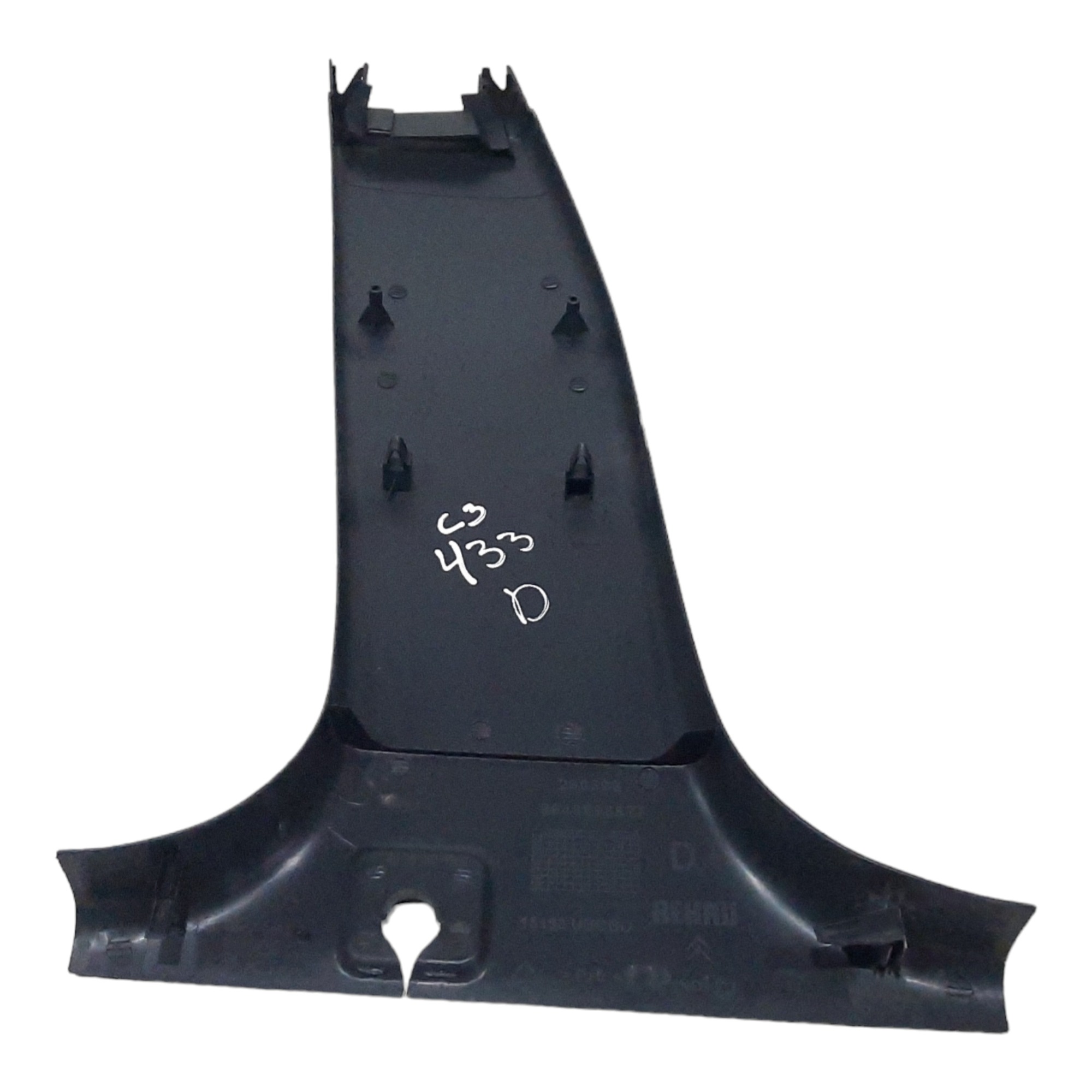 Moldura Coluna Central Direita Citroen C3 2003 2004 A 2012