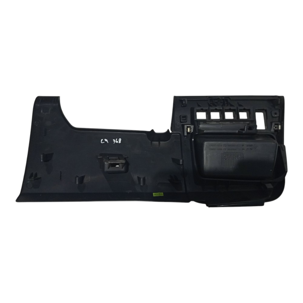 Acabamento Moldura Inferior Painel Citroen C4 2007 A 2013 Preto 4