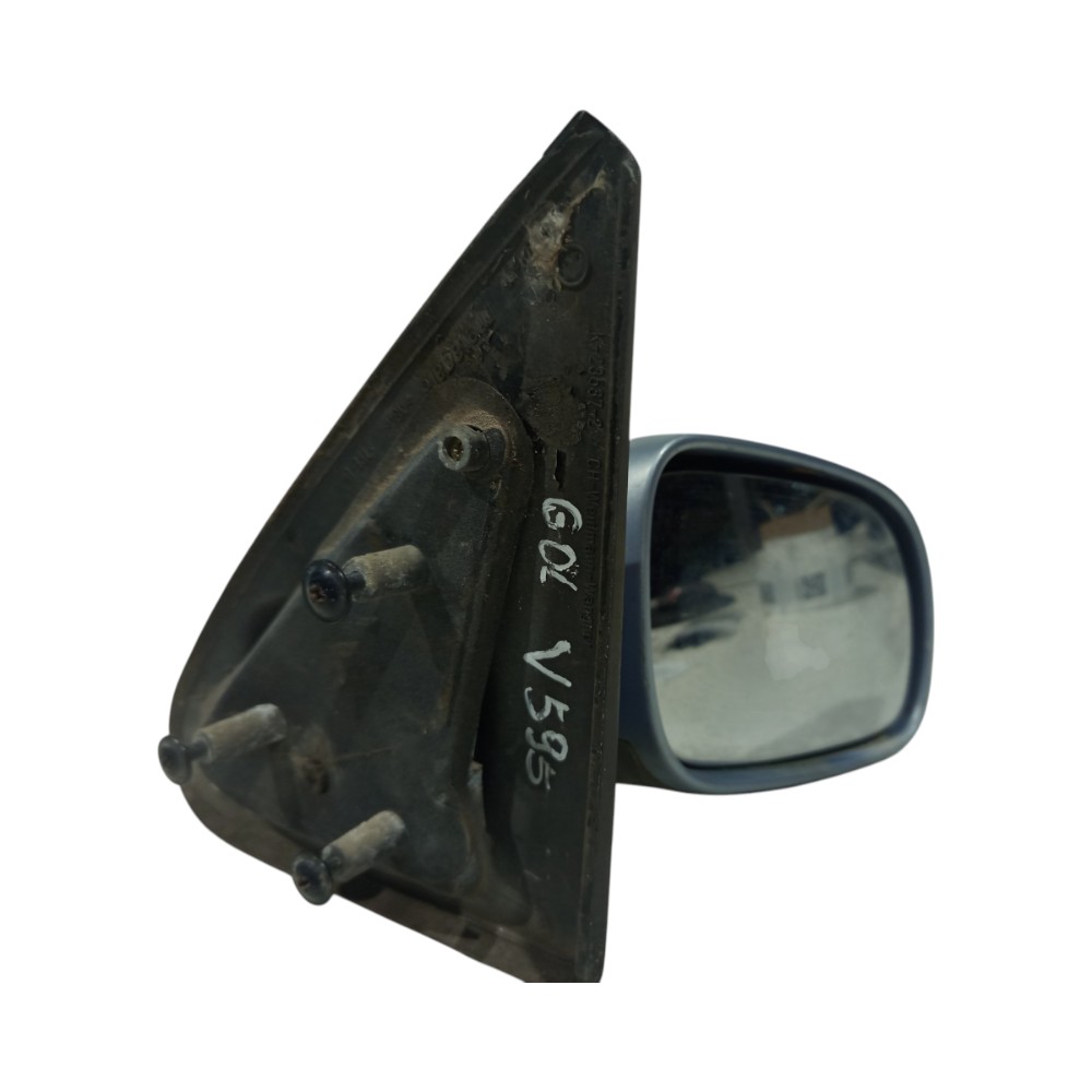 Retrovisor Lateral Direito Azul Vw Gol 2001 2002 2003 A 2005 4