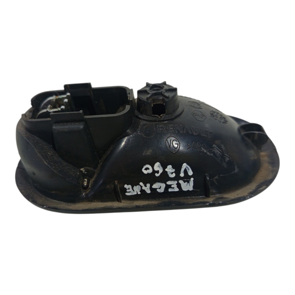 Maçaneta Interna Porta Direita Renault Megane 2007 08 A 2013 Preto E Cromado Dianteira/traseira 6