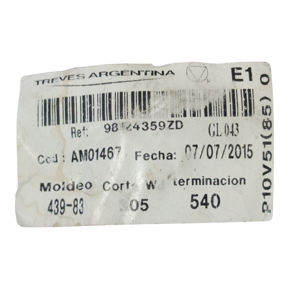 Acabamento Forro Direito Porta Malas Peugeot 308 2012 A 2017 6