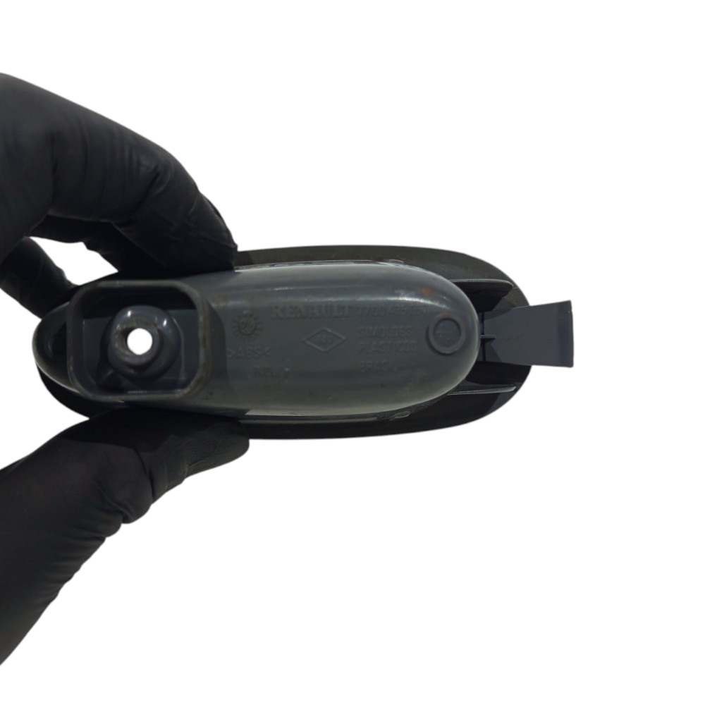 Puxador Interno Dianteiro Direito Renault Clio 2000 A 2012 Preto 3