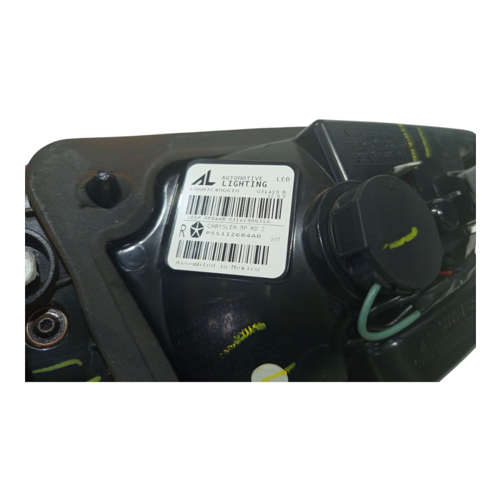 Lanterna Tampa Direita Jeep Compass 2018 2019 2020 A 2021  Direito/passageiro 6