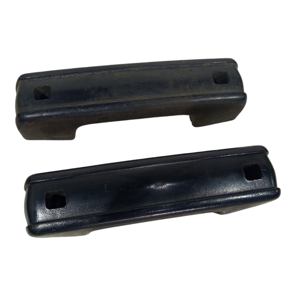 Par Puxador Interno Porta Dianteira Gol 1.0 1999 A 2005 Preto Dianteira 2