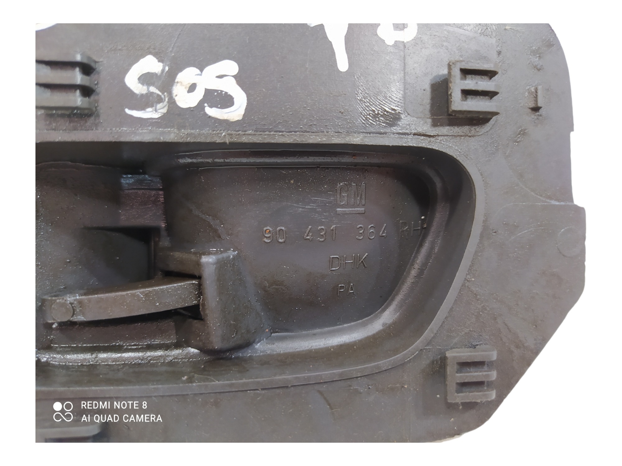 Maçaneta Interna Traseira Direita Gm Corsa 1994 1995 A 2010 8