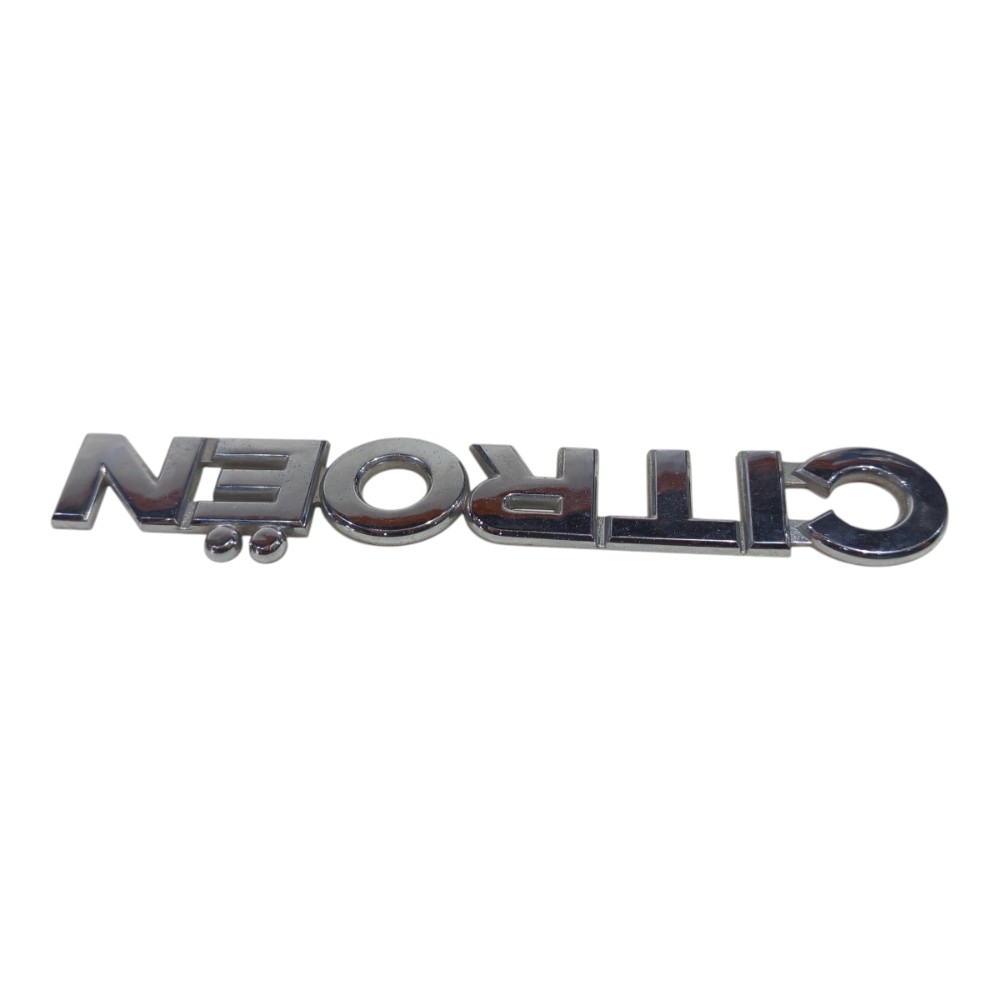 Emblema Tampa Traseira Citroen Xsara Picasso 2001 02 A 2008 Cromado 7