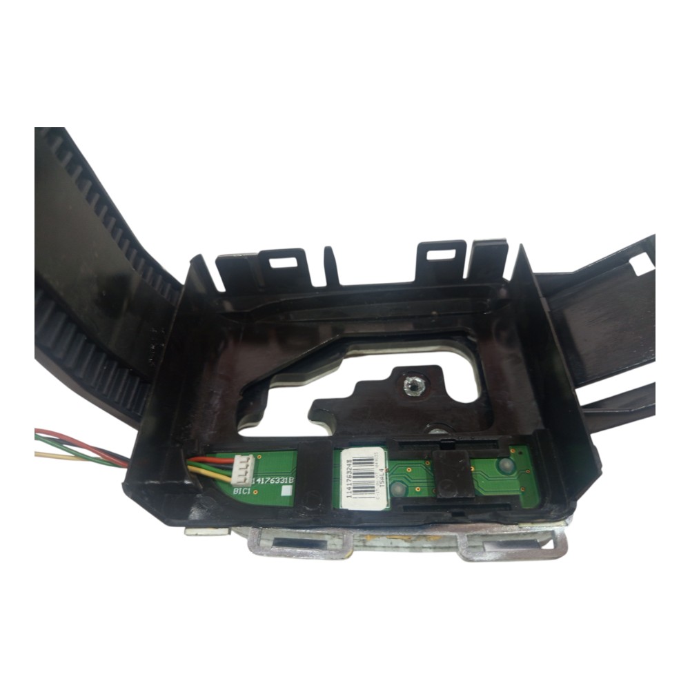 Moldura Alavanca Cambio Automático Peugeot 307 2005 A 2012 Preto E Cromado 9